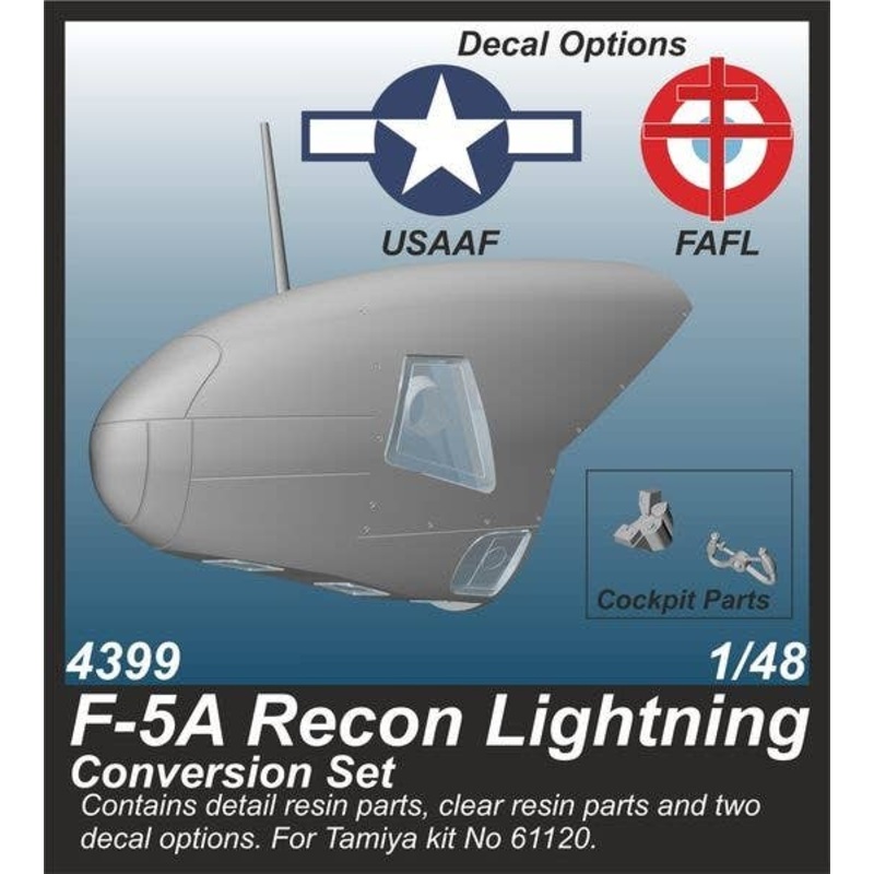 1/48 F-5A Recon Lightning Conversion Set (for Tamiya)