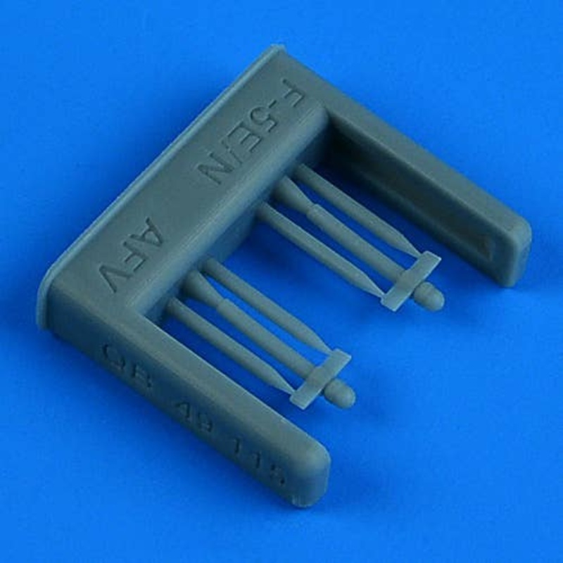 1/48 F-5E/N Tiger II training gun nozzles (for AFV CLUB)
