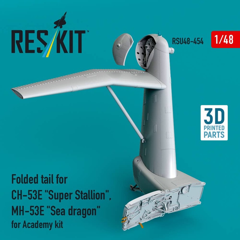 1/48 Folded tail for CH-53E Super Stallion , MH-53E Sea dragon for Academy kit