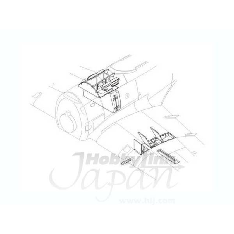 1/48 Ki-84 Hayate Armament Set for Hasegawa