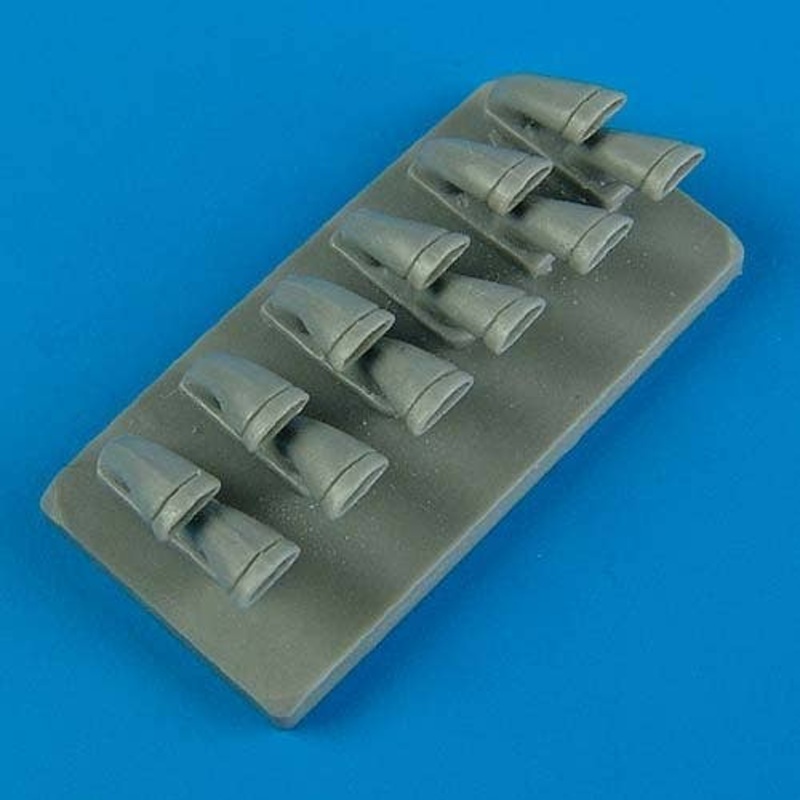 1/48 P-40M/N Warhawk Exhaust Fishtail (for Hasegawa)