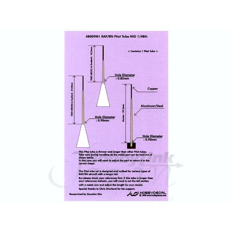 1/48 RAF/RN Pitot Tube Medium