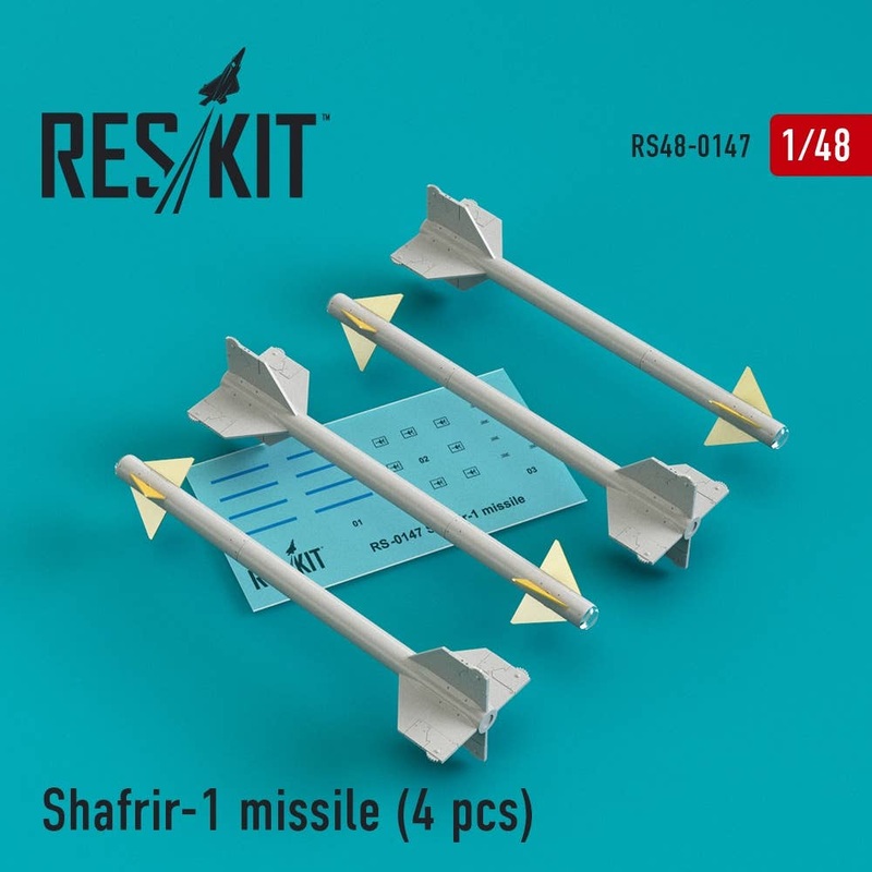 1/48 Shafrir-1 Missile (4pcs) (Mirage 3C, Mirage 3CJ, Vautour II)