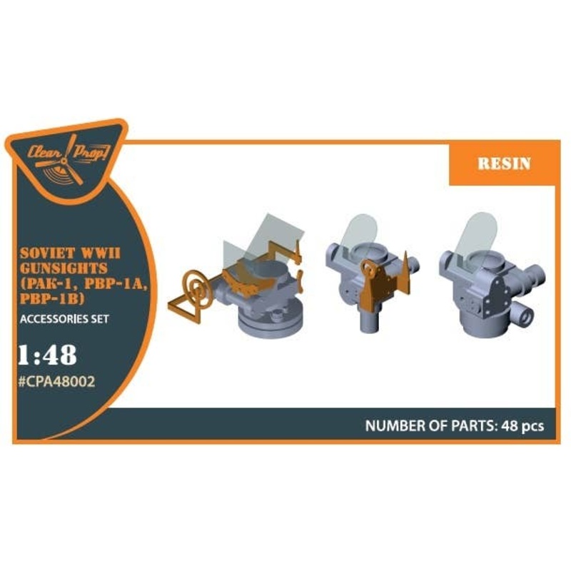 1/48 Soviet WWII Gun Sights (PAK-1, PBP-1A, PBP-1B)
