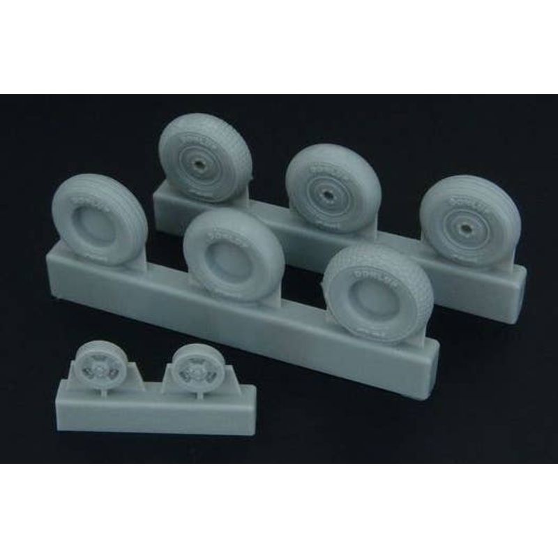 1/48 Spitfire 3 Spoke Wheels Set (3 Types of Tires)