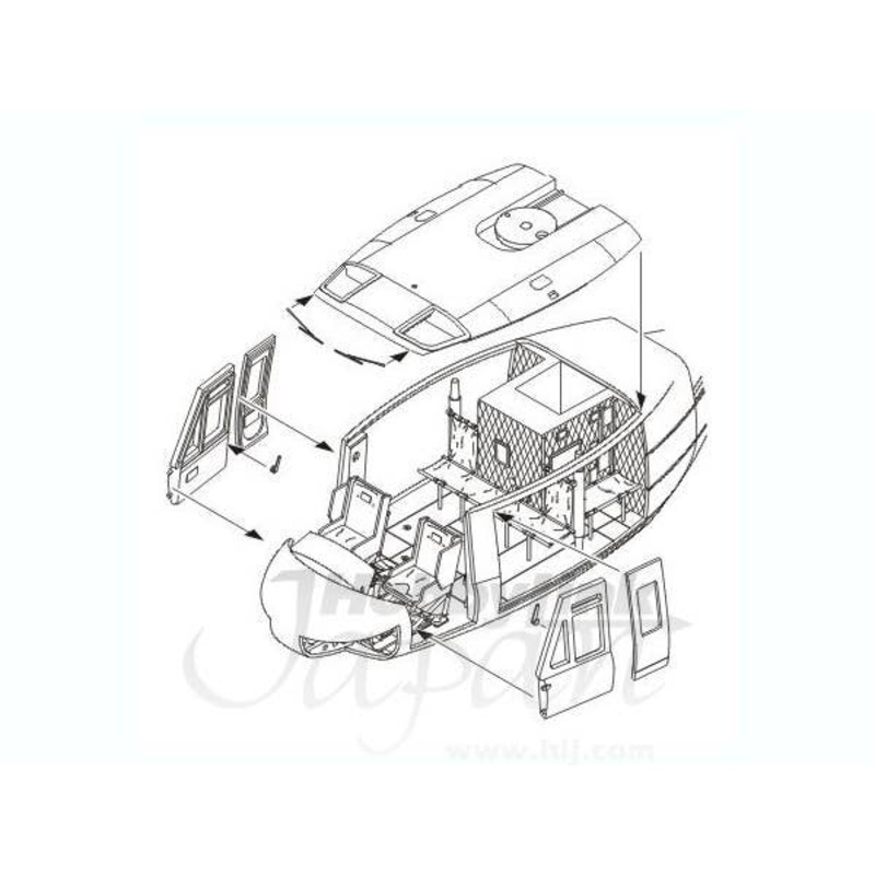 1/48 UH-1D Interior Set (for Italeri)