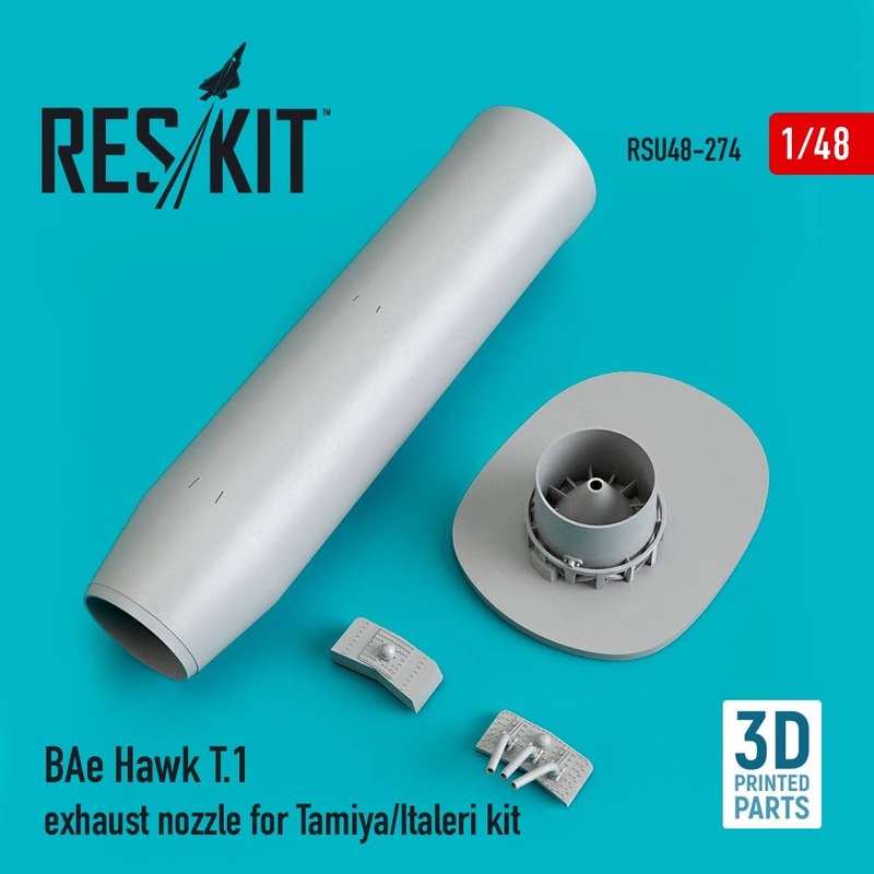 1/48 BAe Hawk T.1 exhaust nozzle for Tamiya/Italeri kit (3D printing)