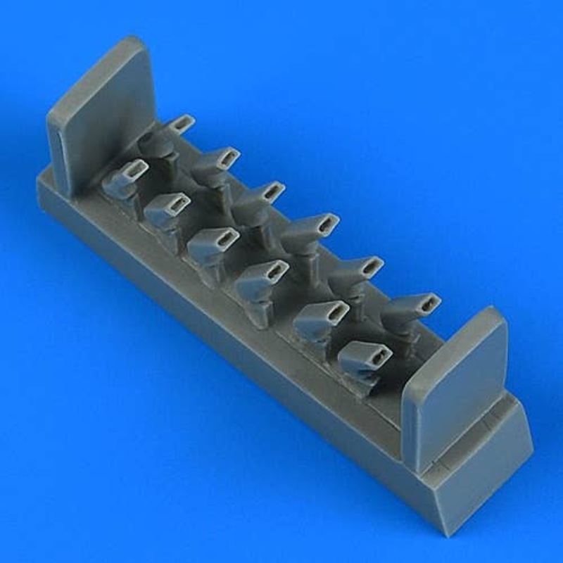 1/48 Bf 109E Exhaust (for Eduard)