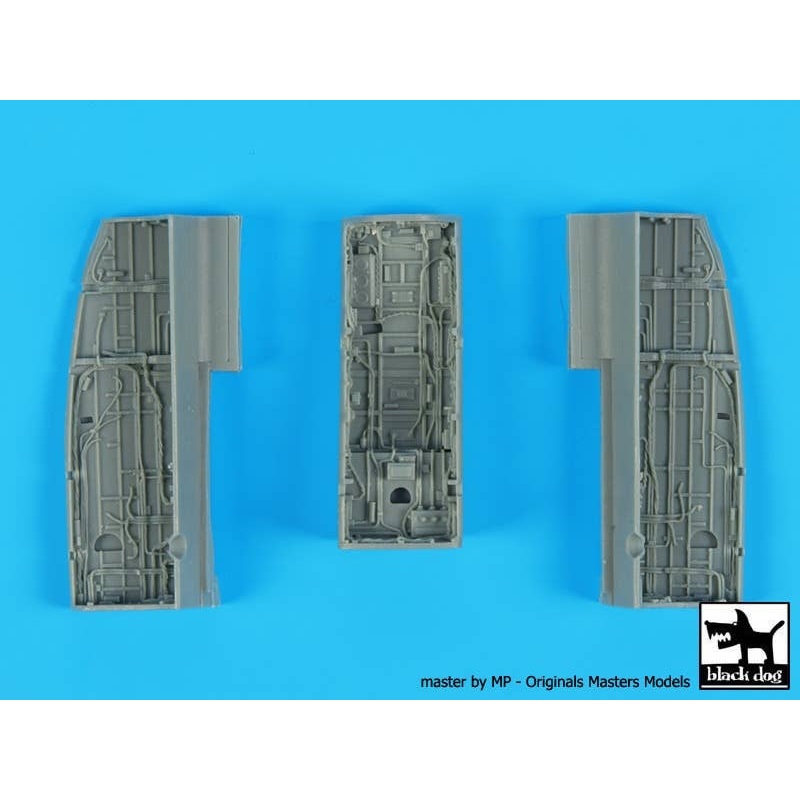 1/48 F-35A Lighting II Wheels Bays (for Kitty Hawk Model)