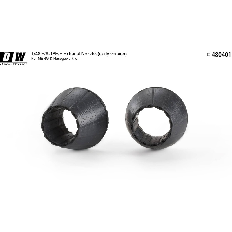 1/48 F/A-18E/F Exhaust Nozzles (early version) for HASEGAWA/MENG Kit