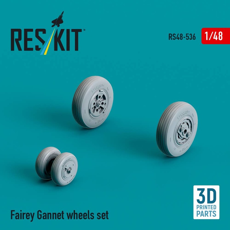 1/48 Fairey Gannet wheels set
