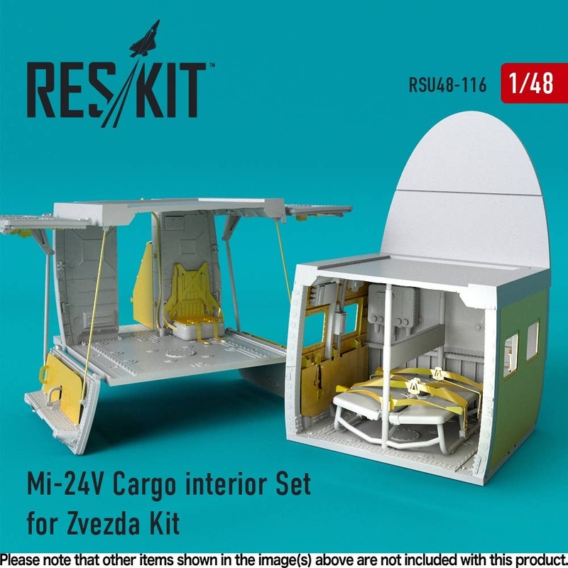 1/48 Mi-24 (V) Cargo Interior Set (for Zvezda)