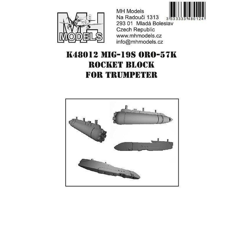 1/48 MiG-19S ORO-57K Rocket Block for Trumpeter/HPM
