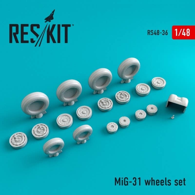 1/48 MiG-31 wheels set