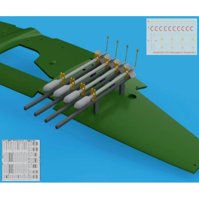 1/48 RP-3 60lb Rockets for Tempest Mk.V