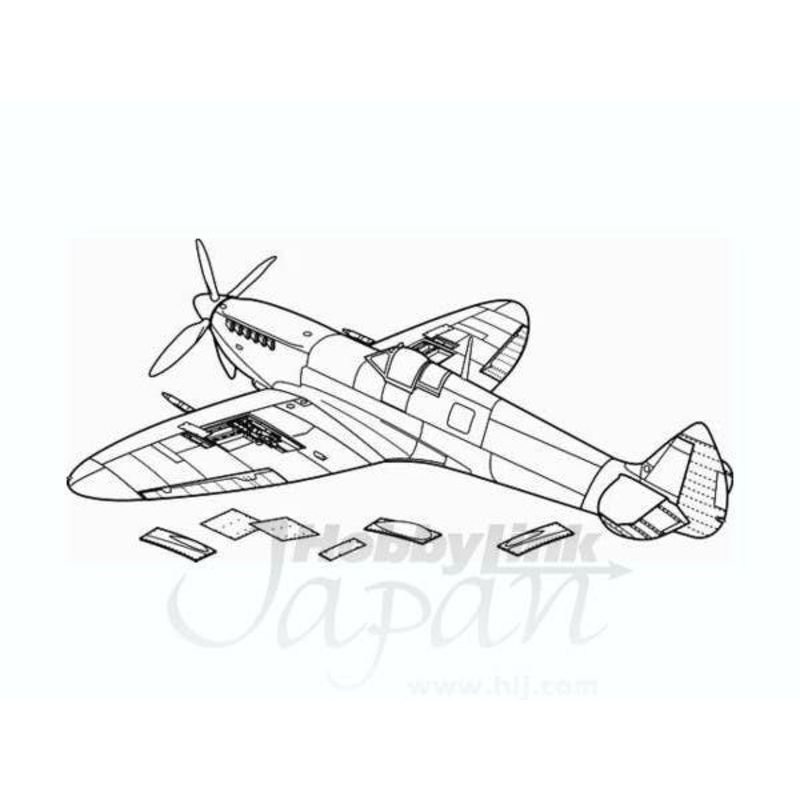 1/48 Spitfire Armament Type C Set for Hasegawa/Tamiya