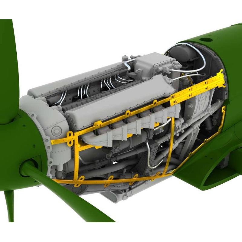 1/48 Spitfire Mk.XVI Engine (for Eduard)