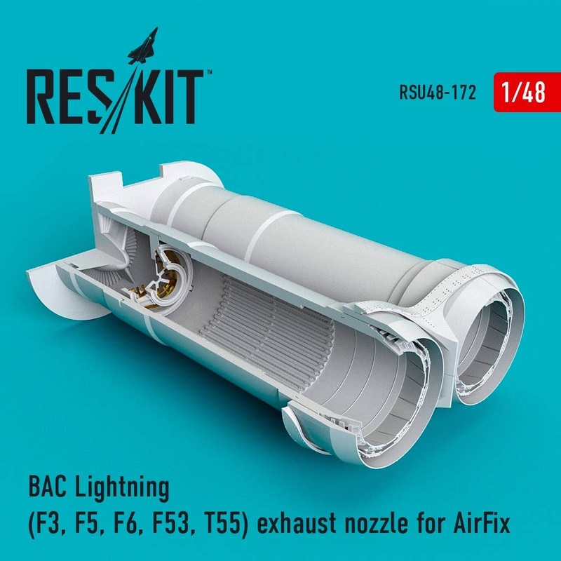1/48 BAC Lightning (F3, F5, F6, F53, T55) exhaust nozzle for AirFix