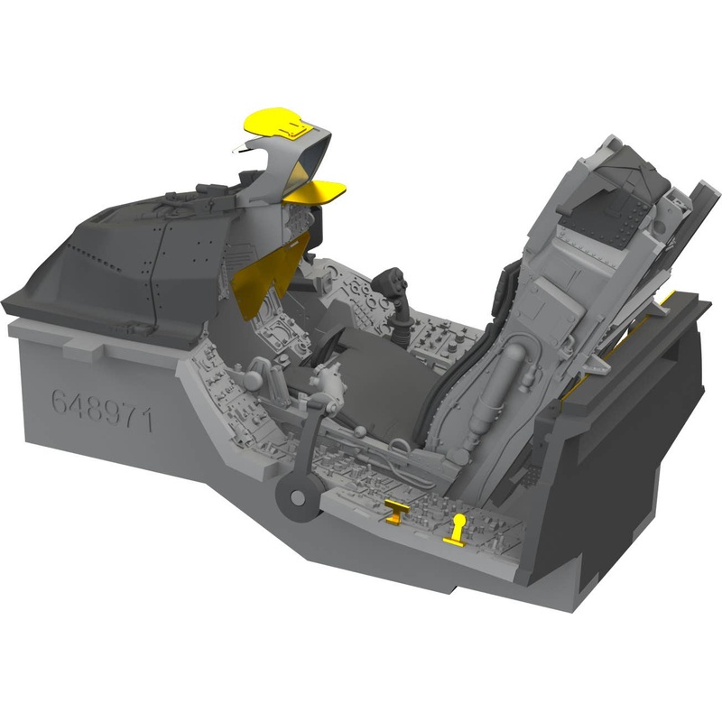 1/48 F-16C Block 42 from 2006 cockpit (for Kinetic)