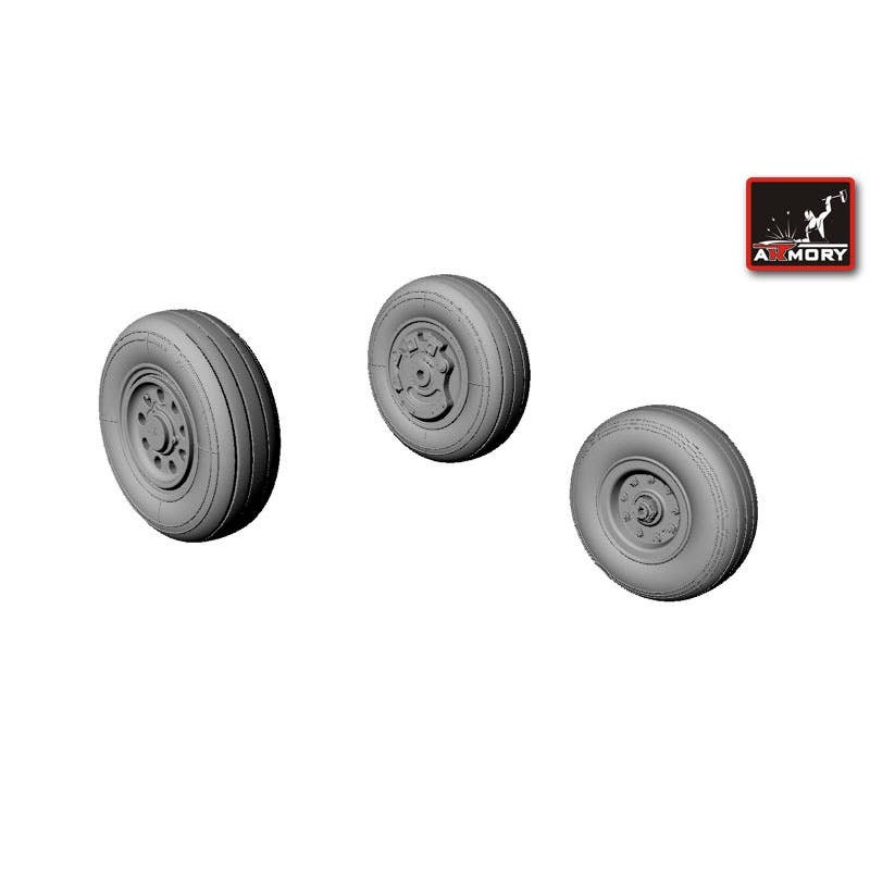 1/48 F-35A Lightning-II wheels