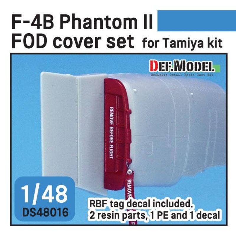 1/48 F-4B Phantom II FOD Cover Set (for Tamiya)