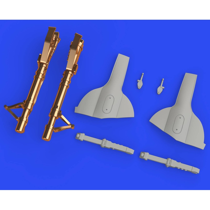 1/48 F6F undercarriage legs BRONZE (for EDUARD)