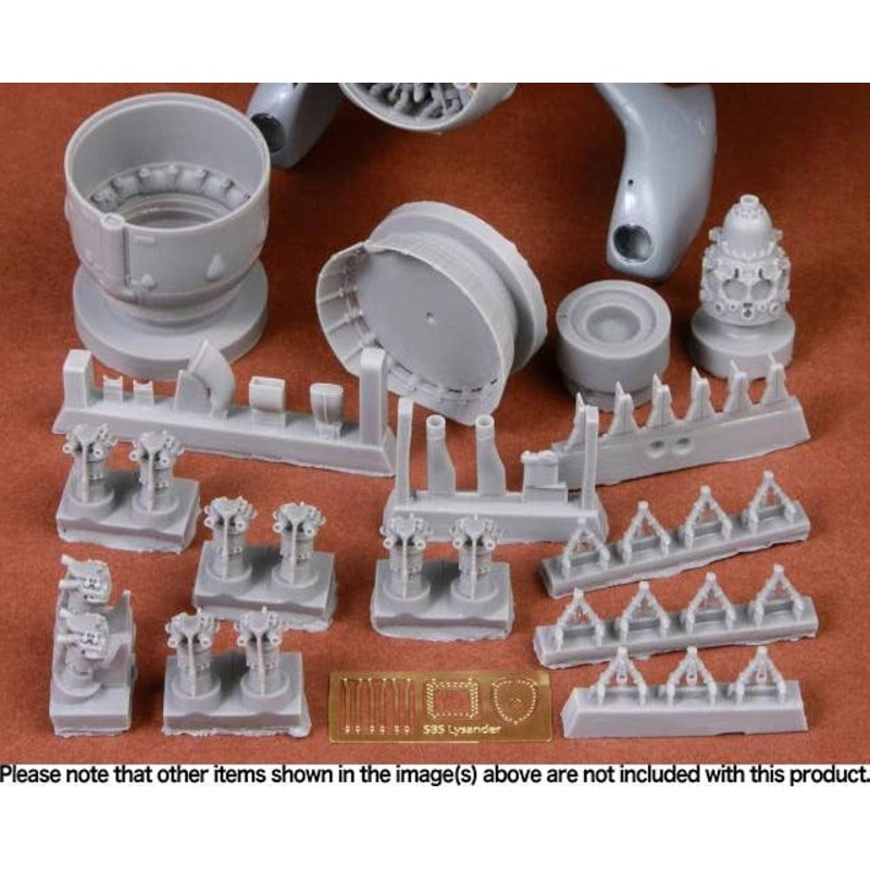 1/48 Lysander Mk.III Engine & Cowling Set (For Gavia / Eduard)