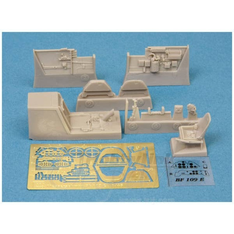 1/48 Messerschmitt Bf 109 E-3/4 Cockpit Set (for Hasegawa & Tamiya)