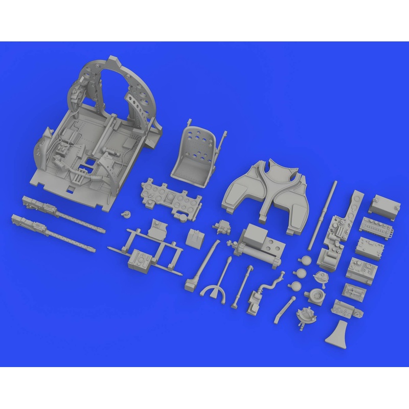 1/48 A6M2 Zero Model 21 cockpit PRINT (for Eduard)