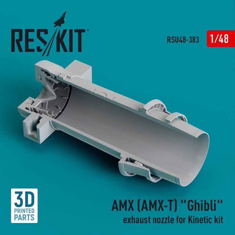 1/48 AMX (AMX-T) Ghibli exhaust nozzle for Kinetic kit (3D Printed)