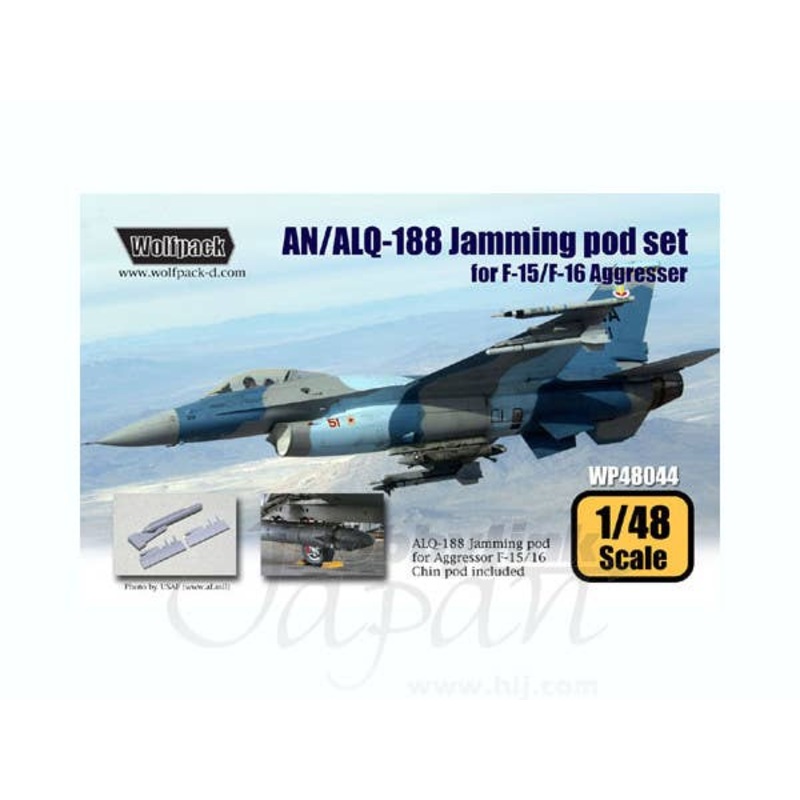 1/48 AN/ALQ-188 Jamming Pod w/Chin Pod for F-15/F-16 Ag