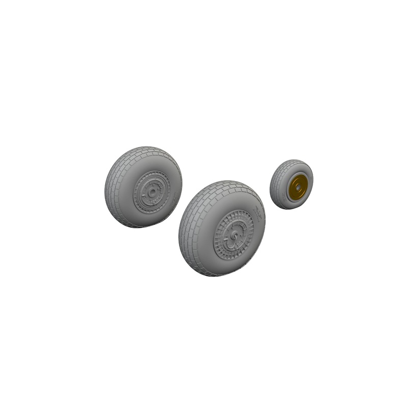 1/48 B-26G Wheels (For ICM)