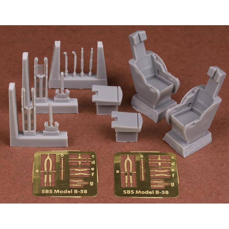 1/48 B-58 Hustler SAC ejection seat (pilot office) x 2