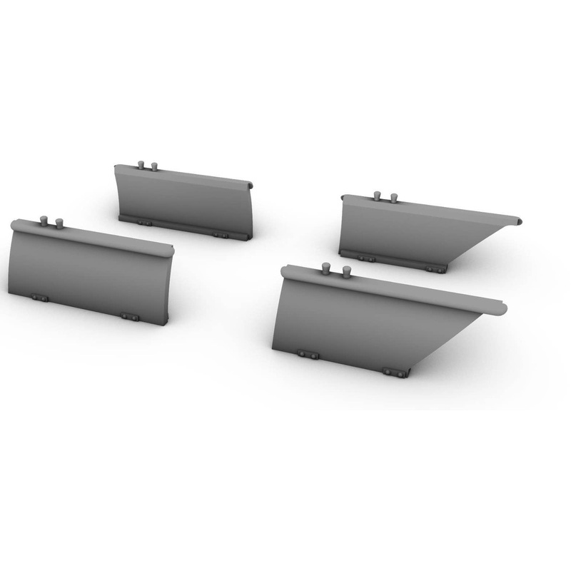 1/48 DH.82 Tiger Moth Cockpit Entry Hatches (4pcs, open) (for Airfix)