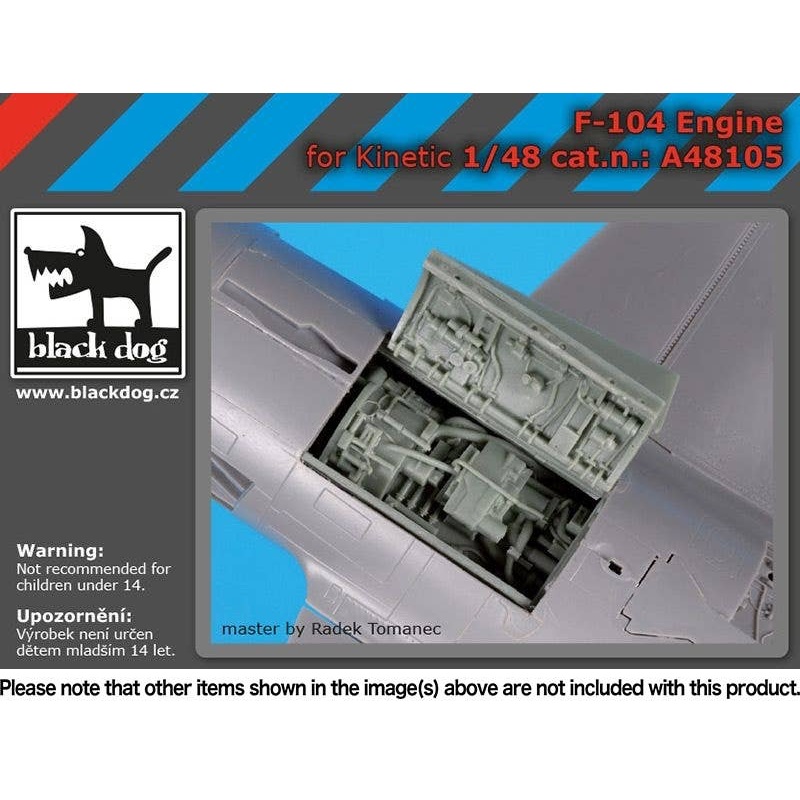 1/48 Engine for F-104 (for Kinetic)