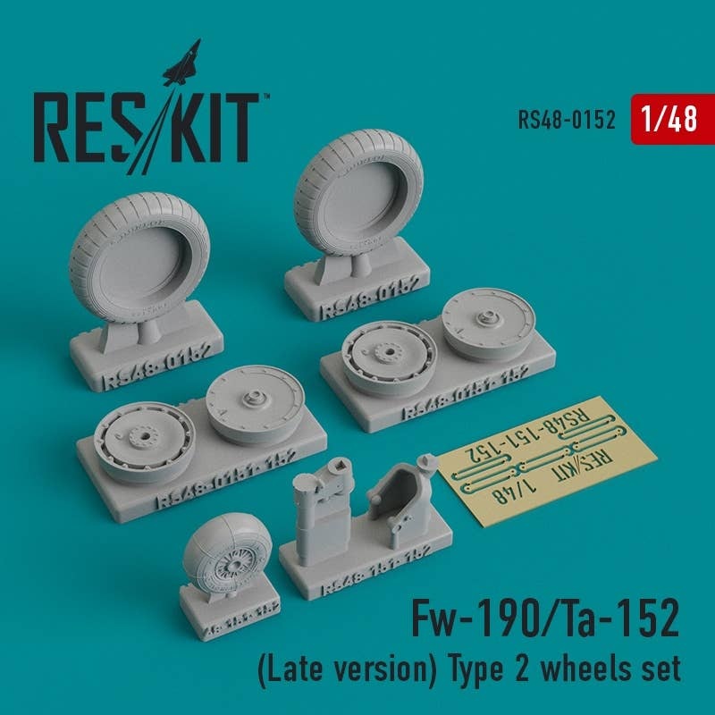 1/48 Fw190/Ta-152 (Late Version) Type 2 Wheels Set