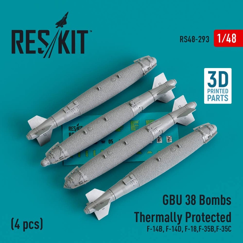 1/48 GBU-38 bombs thermally protected (4 pcs)