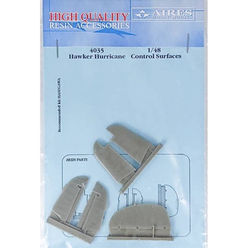 1/48 Hurricane Control Surfaces (for Hasegawa)