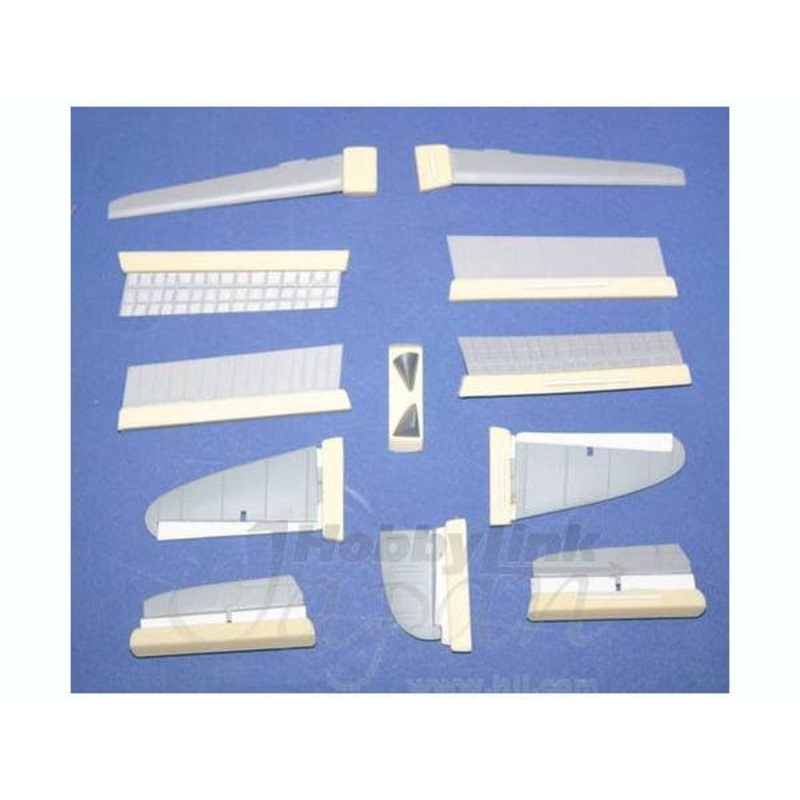 1/48 Ki-45 Toryu Control Surfaces for Hasegawa