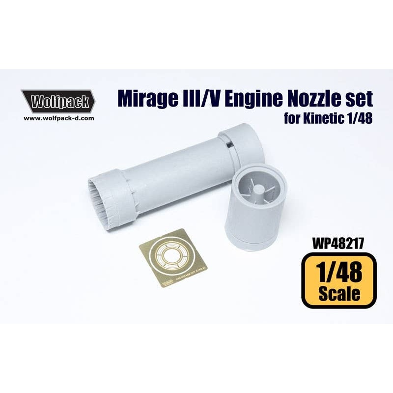 1/48 Mirage III/V SNECMA ATAR 9C Engine Nozzle Set (for Kinetic)