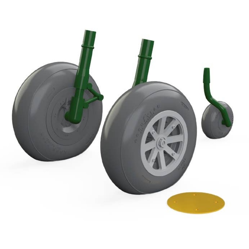 1/48 P-40B Wheels (Airfix)