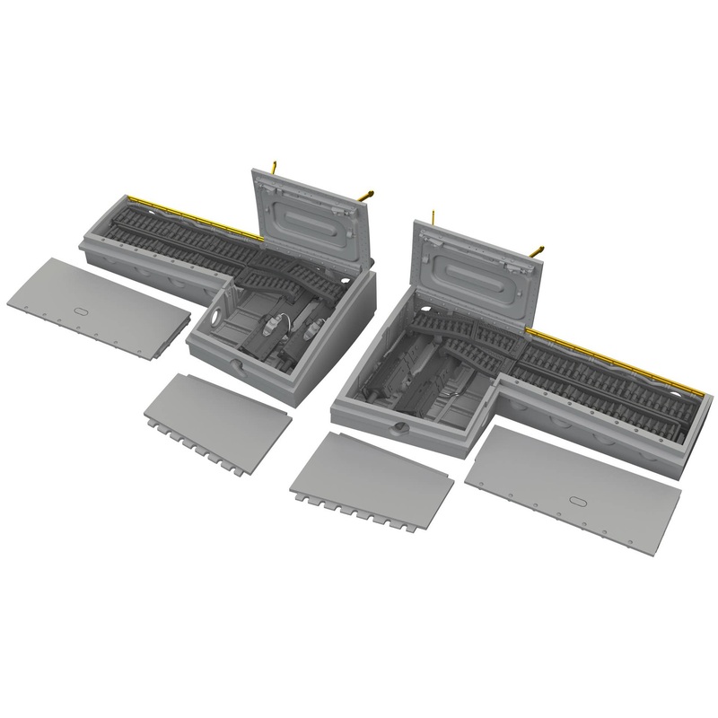1/48 P-51B/C gun bays PRINT Brassin (for EDUARD)