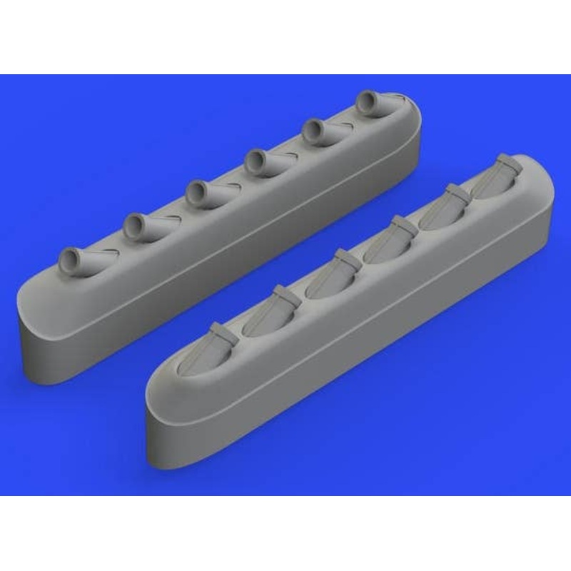 1/48 P-51D Exhaust Stacks w/Fairing (for Eduard)