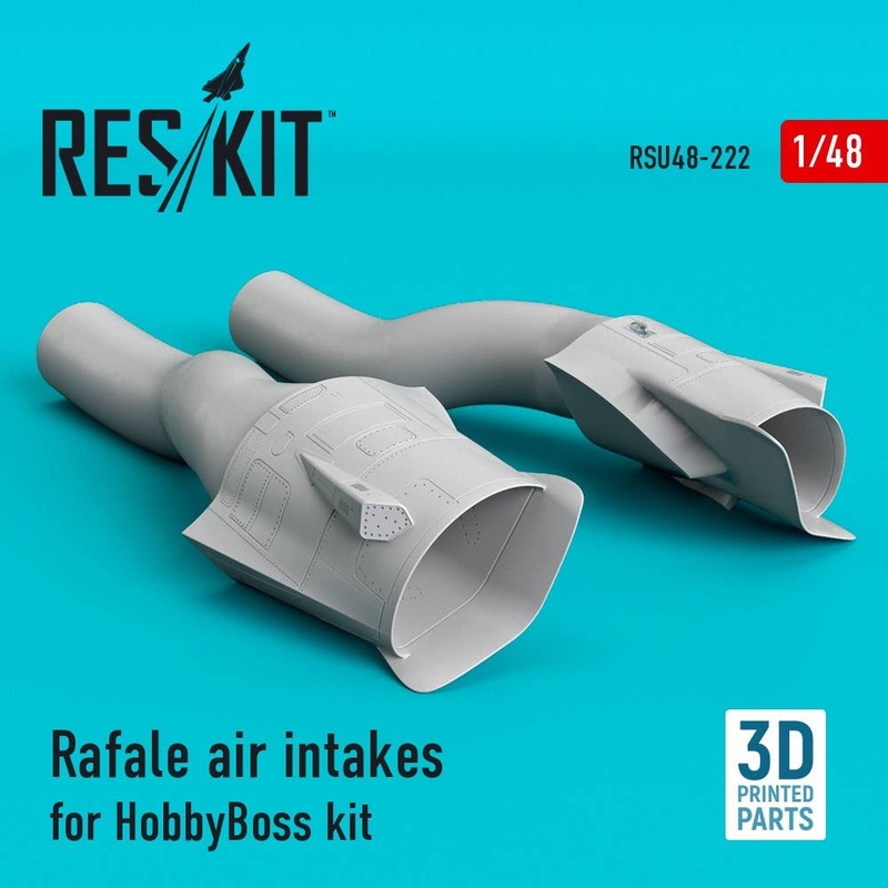 1/48 Rafale air intakes for HobbyBoss kit (3D Printing)