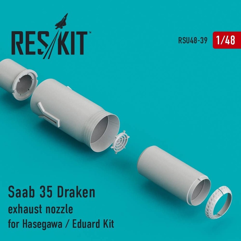 1/48 Saab 35 Draken Exhaust Nozzle (for Hasegawa/Eduard)