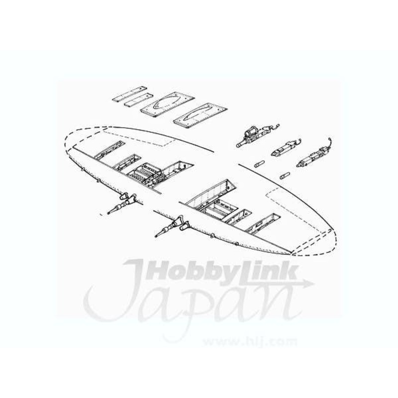 1/48 Spitfire Mk.IX C/E Armament Set for Hasegawa