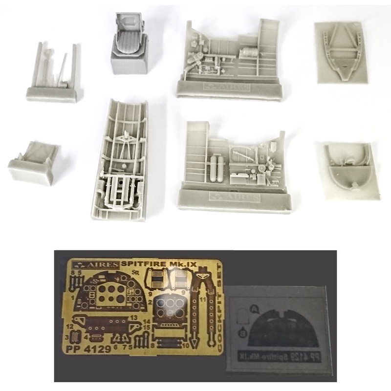 1/48 Spitfire Mk. IX Cockpit Set (for Hasegawa)