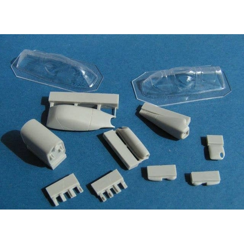 1/48 Spitfire PR Mk.IA : PRIV : PR.Mk.VII Resin Parts & Decal & Vacuum Form Canopy (for Airfix)