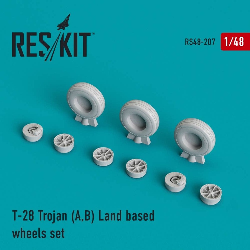 1/48 T-28 Trojan (A,B) Land Based Wheels Set
