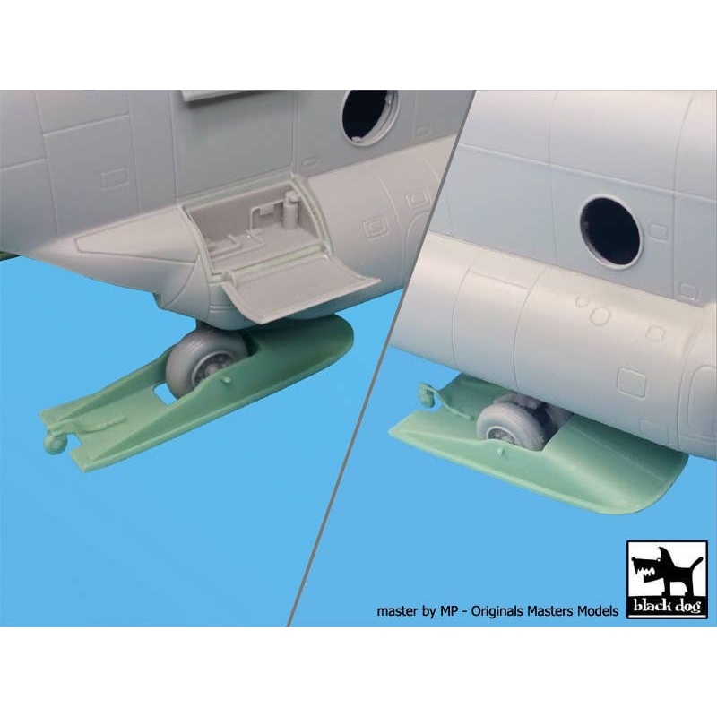 1/48 CH-47 Chinook Ski Accessories Set (for Italeri)